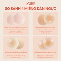 Thumbnail Miếng Dán Ngực Tàng Hình Tự Dính Nhờ Nhiệt Độ Cơ Thể Loirechic MD26 2
