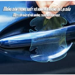 Thumbnail Miếng dán tay nắm cửa ô tô dán chống xước hõm cửa tàng hình, phụ kiện oto Tâm Luân 3