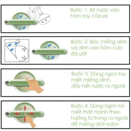 Thumbnail Miếng dán tay nắm cửa ô tô dán chống xước hõm cửa tàng hình, phụ kiện oto Tâm Luân 4
