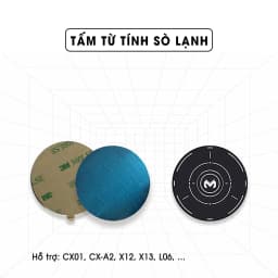 Thumbnail Miếng dán từ tính cho quạt tản nhiệt điện thoại MEMO hút dính từ tính siêu mạnh dành cho cx01 cx02 cx-a2 X12 X13 L06 4