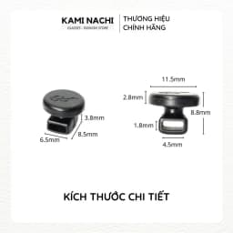 Thumbnail Miếng đệm làm êm tai cho kính bằng silicon siêu bền hình cúc áo chống trượt KAMI NACHI 1