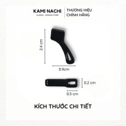 Thumbnail Miếng đệm làm êm tai cho kính bằng silicon siêu bền nâng cấp, móc nhỏ gọn, chống trượt KAMI NACHI 1