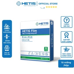 Thumbnail Miếng gạc ALFASET HETIS Film dán cố định vết thương, gạc vô trùng bảo vệ hình xăm trong suốt chống thấm nước khi tắm 1