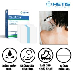 Thumbnail Miếng gạc ALFASET HETIS Film dán cố định vết thương, gạc vô trùng bảo vệ hình xăm trong suốt chống thấm nước khi tắm 3