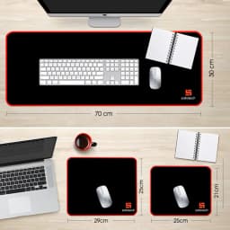 Thumbnail Miếng Lót Chuột Cỡ Lớn 80x30 cm SIDOTECH Inphic L1C Chất Liệu Cao Su Tự Nhiên Siêu Nhạy Chống Nước - Hàng Chính Hãng 4