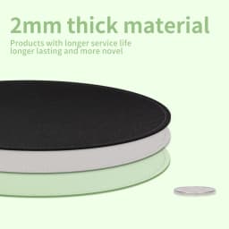 Thumbnail Miếng lót chuột GOOJODOQ hình tròn một mặt nhiều màu chống trượt bền bỉ cho văn phòng 4