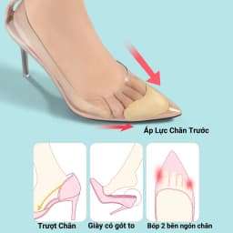 Thumbnail Miếng Lót Đệm Mũi Giày Eva MINSU M5530 Êm Chân Giúp Tăng Size Giày, Tránh Xước Ngón Chân 1