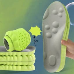 Thumbnail Miếng Lót Giày 4D Bảo vệ Chân MINSU M2352 Chống Trơn Trượt, Lưu Thông Khí Huyết, Đệm Êm Chân, Thấm Hút, Khử Mùi Nam Nữ 4