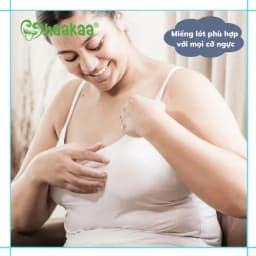 Thumbnail Miếng Lót Hứng Sữa Cao Cấp Cho Mẹ Silicone Haakaa, New Zealand. Dùng được khi nằm, ngủ 4