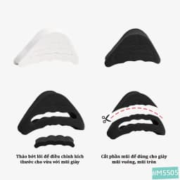 Thumbnail Miếng Lót Mũi Giày Cao Su EVA Siêu Nhẹ MINSU M5505 Đệm Êm, Thoải Mái Chống Đau Ngón Chân, Giảm Bị Rộng Cho Nữ 3