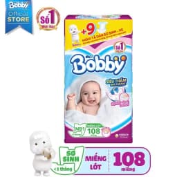 Thumbnail Miếng lót sơ sinh Bobby Newborn 1-108 miếng 4