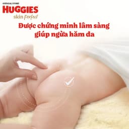 Thumbnail Miếng lót sơ sinh Huggies Skin Perfect NB1 108+6 miếng với 2 vùng thấm giảm kích ứng da 3