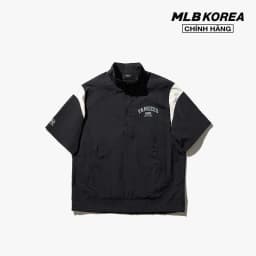 Thumbnail MLB - Áo khoác thể thao unisex tay ngắn Sporty Varsity Shoulder Color 3AWJV0843-50BKS 1