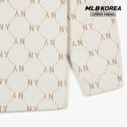 Thumbnail MLB - Áo sơ mi unisex cổ bẻ tay dài Monogram Jacquard 3AWSM0441-50CRS 4