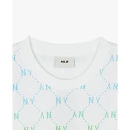 Thumbnail MLB - Áo thun unisex cổ tròn tay ngắn Jacquard Dia Monogram 3ATSM1043-50ABS 2