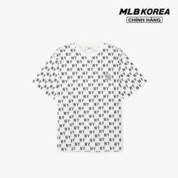 Thumbnail MLB - Áo thun unisex cổ tròn tay ngắn Classic Monogram Plate Pattern 3ATSM0843-50CRS 1