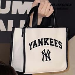 Thumbnail MLB - Túi tote nữ phom chữ nhật Varsity Canvas Mini 3AORS083N-50CRD 1
