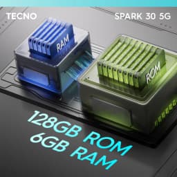 Thumbnail [MỞ BÁN]Điện Thoại Tecno Spark 30 5G | (6+6)GB/128GB | Camera 108MP | Màn Hình 6.67" 120Hz | Chính Hãng 3