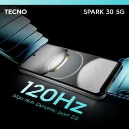 Thumbnail [MỞ BÁN]Điện Thoại Tecno Spark 30 5G | (6+6)GB/128GB | Camera 108MP | Màn Hình 6.67" 120Hz | Chính Hãng 4