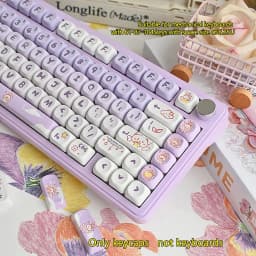 Thumbnail Moa Profile Theme Keycaps PBT DIY Custom for130 / 132 / 141 / 142 Bàn phím chơi game cơ học Keycap 4