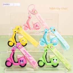 Thumbnail Móc gắn chìa khóa  kuromi cinnamon melody  xe máy gắn lên chìa khóa nhà trang trí balo túi xách làm quà tặng BEE GEE 1