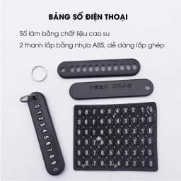 Thumbnail Móc Khóa Số Điện Thoại Chống Thất Lạc chìa khóa xe máy oto Tâm Luân 2