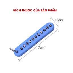 Thumbnail Móc Khóa Số Điện Thoại Chống Thất Lạc chìa khóa xe máy oto Tâm Luân 4