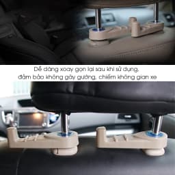 Thumbnail Móc treo đồ ô tô, xe hơi, gài lưng ghế, chắc chắn chịu lực tốt, phụ kiện oto Tâm Luân 2