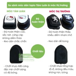 Thumbnail Móc treo đồ ô tô, xe hơi Tâm Luân dính chắc, phụ kiện ô tô nhỏ gọn tiện lợi 2