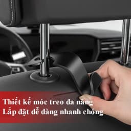 Thumbnail Móc treo đồ trên xe hơi MYT Móc treo đồ đa năng gắn sau ghế xe ô tô nhỏ gọn tiện lợi chịu lực tốt tiết kiệm không gian 2