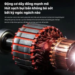 Thumbnail 【Model 2023】 Máy hút bụi cầm tay DEERMA DX118C kèm 3 đầu hút công suất 600W lực hút mạnh mẽ 15Kpa 3