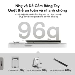 Thumbnail MOFT Snap Invisible Phone Wallet Phone Tripod Stand MOVAS™ 3-In-1 Magnetic Compatible 4