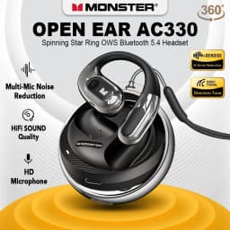 Thumbnail Monster Open Ear AC330 Tai nghe mở tai Bluetooth 5.4 Tai nghe không dây IPX5 Tai nghe thể thao chống nước có Mic Earbud OWS 1