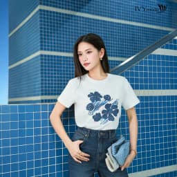 Thumbnail Moves Jeans - Quần denim ống suông, Quần công sở dạo phố nữ IVY moda MS 25M9087 3