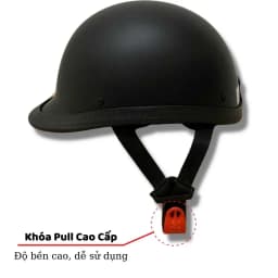 Thumbnail Mũ bảo hiểm 1/2 đầu đua ngựa Ja- ViVa ,mũ ngựa cong gangter đội ngược,nón bảo hiểm thể thao thời trang nam độc lạ. 2