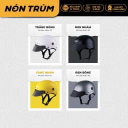 Thumbnail Mũ bảo hiểm 1/2 Rona R5 freeship toàn quốc, bảo hành 12 tháng tại hệ thống Nón Trùm 2