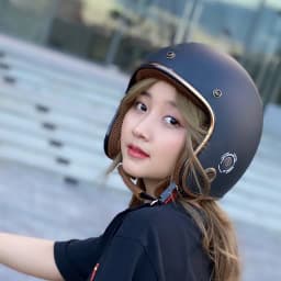 Thumbnail Mũ bảo hiểm 3 4 VARO helmets Viền đồng lót nâu bảo hành 12 tháng 2