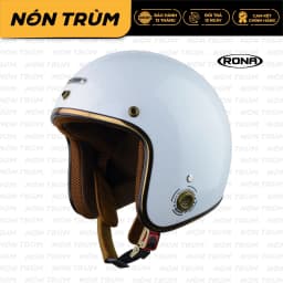 Thumbnail Mũ bảo hiểm 3/4 Rona R8 freesize 55-58cm phù hợp cho nam và nữ đi xe máy tại Nón Trùm 3