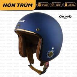 Thumbnail Mũ bảo hiểm 3/4 Rona R8 freesize 55-58cm phù hợp cho nam và nữ đi xe máy tại Nón Trùm 4