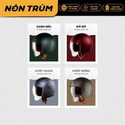 Thumbnail Mũ bảo hiểm 3/4 Royal M139 có kính âm chính hãng size M L XL đi xe máy phân phối tại Nón Trùm 3