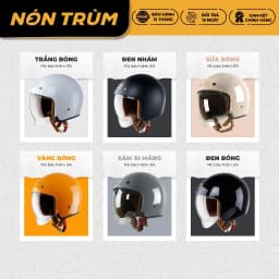 Thumbnail Mũ bảo hiểm 3/4 Royal M139 kính âm chính hãng cho nam và nữ đi xe máy bảo hành 12 tháng 3