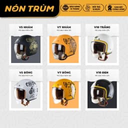Thumbnail Mũ bảo hiểm 3/4 Royal M139 kính âm chính hãng cho nam và nữ đi xe máy bảo hành 12 tháng 4
