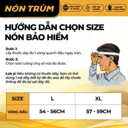 Thumbnail Mũ bảo hiểm 3/4 Royce Xh15 có lớp lót tháo lắp dễ dàng đi xe máy cho nam và nữ tại Nón Trùm 3