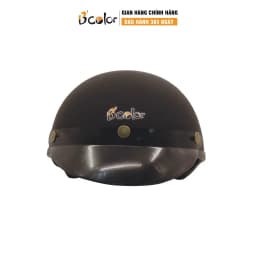 Thumbnail Mũ Bảo Hiểm B'COLOR Loại Nửa Đầu Kèm Lưỡi Trai Màu Đen Họa Tiết Hình Xe Máy 3