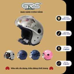 Thumbnail Mũ Bảo Hiểm Đẹp GRS A368K (nhiều màu) 2