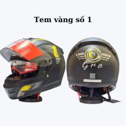 Thumbnail mũ bảo hiểm full face 2 kính liền hàm GRO HELMET ST26 chính hãng chắn gió dành cho dân chuyên phượt 4