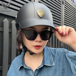Thumbnail Mũ Bảo Hiểm Lưỡi Trai Varo - Nón Bảo Hiểm 1/2 Kết Cứng, Mỏ Liền, Nón Kết Dành Cho Nam Nữ-BH 12 Tháng 2