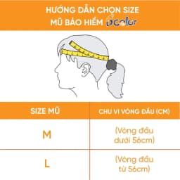 Thumbnail Mũ Bảo Hiểm Màu Đen Có Chữ Rock Roll Loại Nửa Đầu Kèm Lười Trai B'COLOR 4