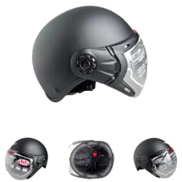 Thumbnail Mũ bảo hiểm nửa đầu có kính - Siêu đẹp - V&S Helmet - VS105K - Vòng đầu 56-58cm - Hàng chính hãng -Bảo hành 12tháng 1