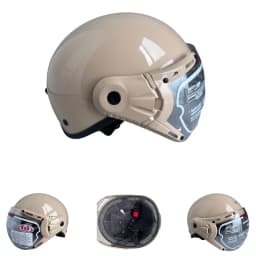 Thumbnail Mũ bảo hiểm nửa đầu có kính - Siêu đẹp - V&S Helmet - VS105K - Vòng đầu 56-58cm - Hàng chính hãng -Bảo hành 12tháng 3